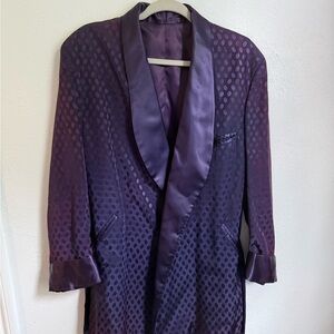 Silky Vintage Deep Purple Women’s Coat- unknown brand